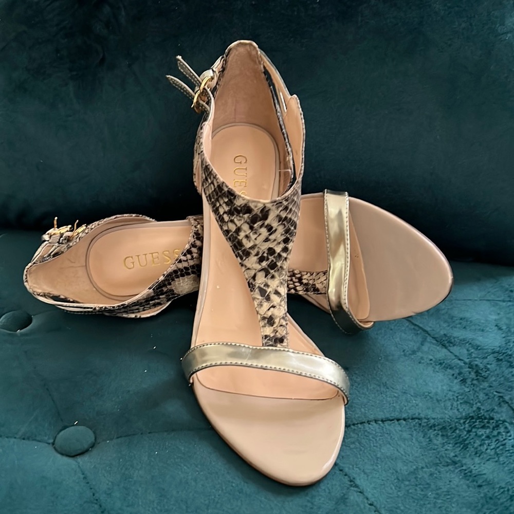 Snakeskin sandals